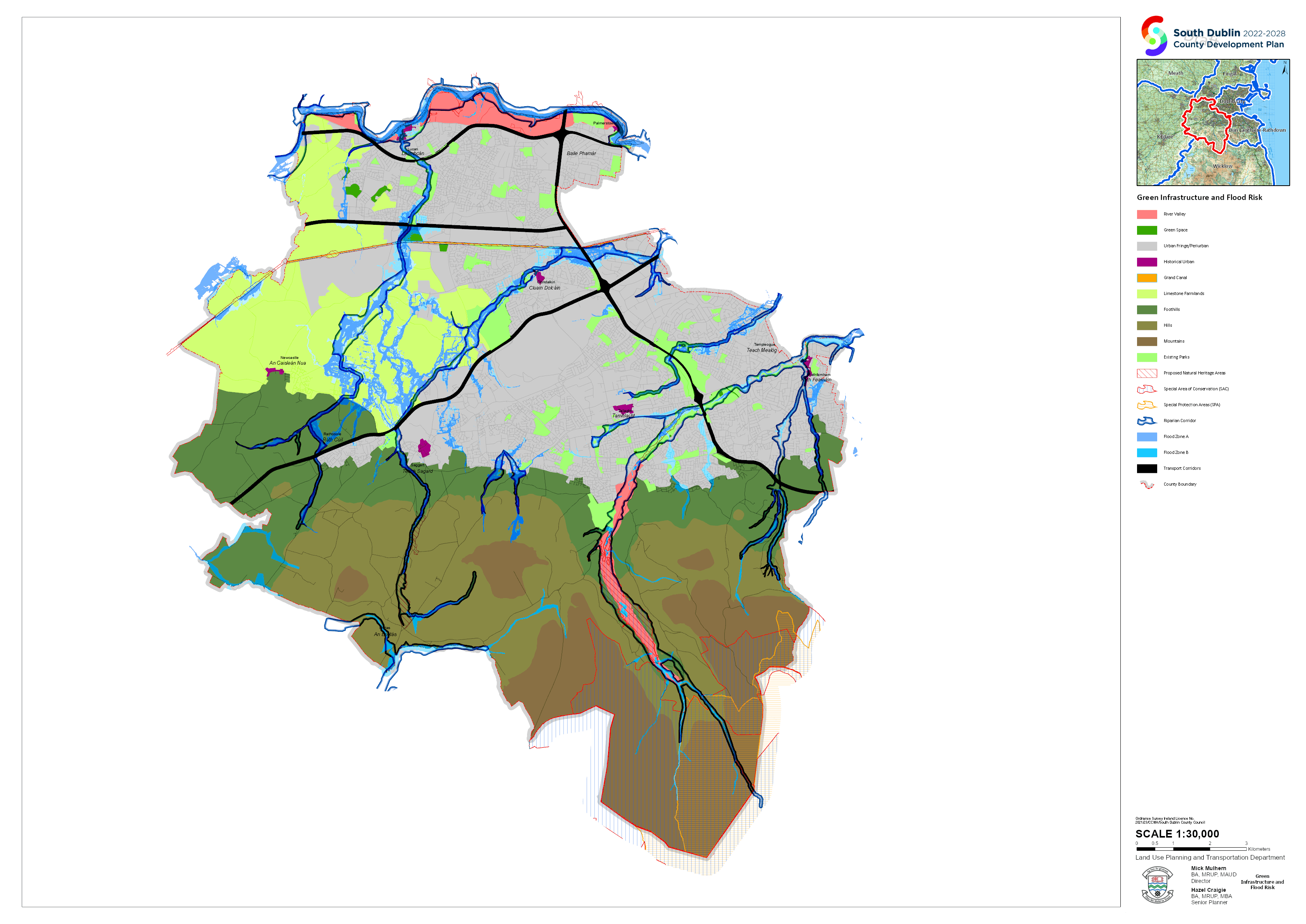 Green Infrastructure and Flood Risk map