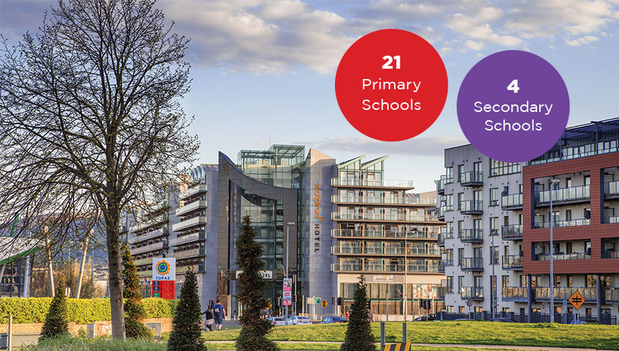 21 Primary Schools, 4 Secondary Schools