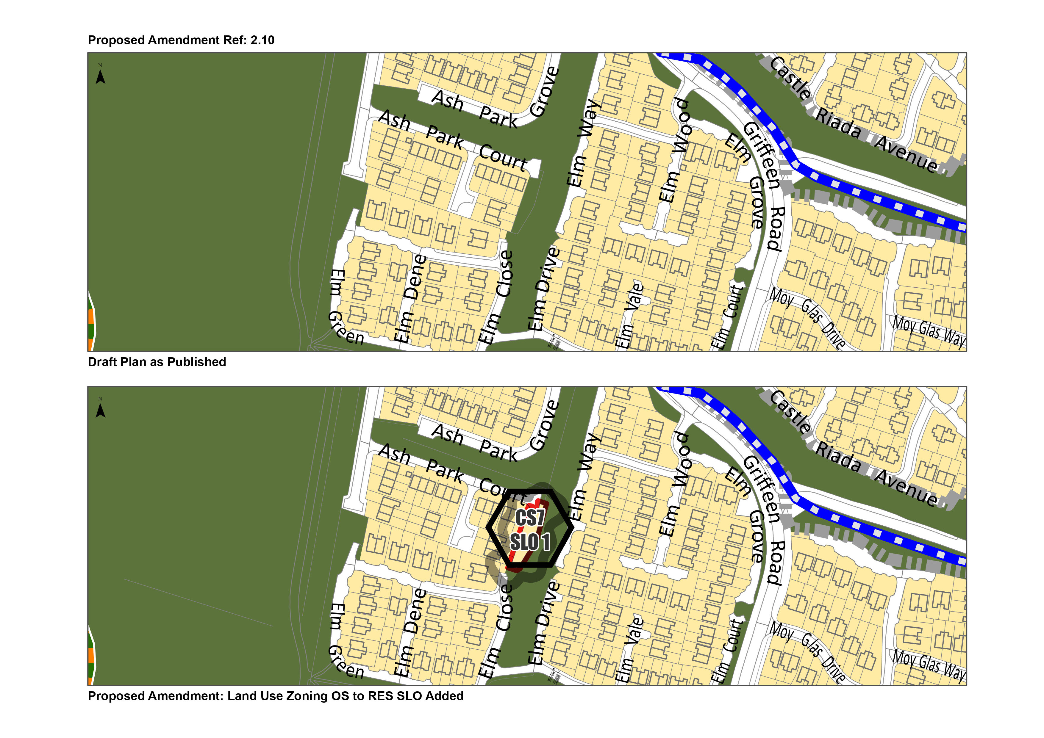 Proposed amendment 2.10 map