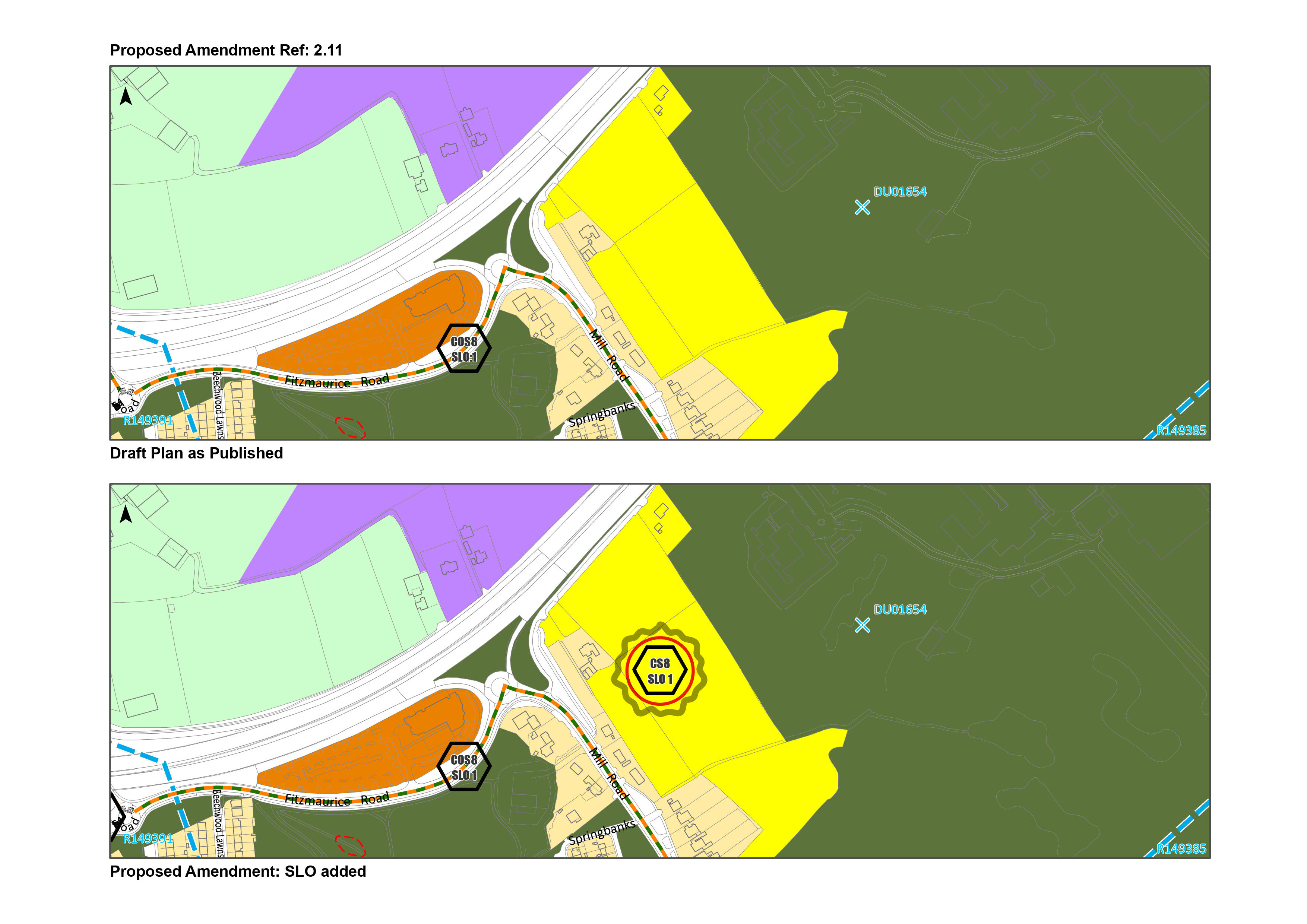 Proposed amendment 2.11 map