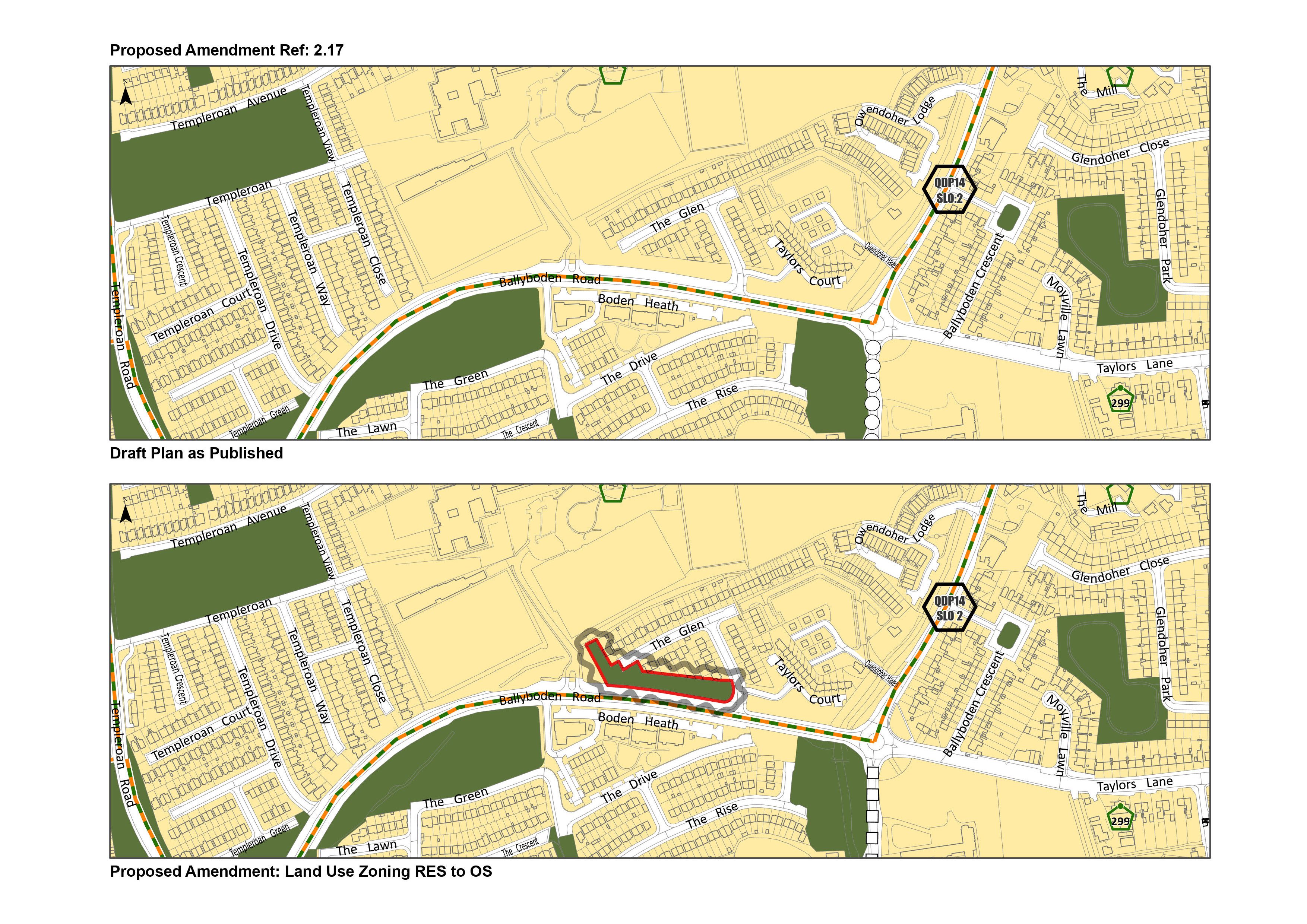 Proposed amendment 2.17 map