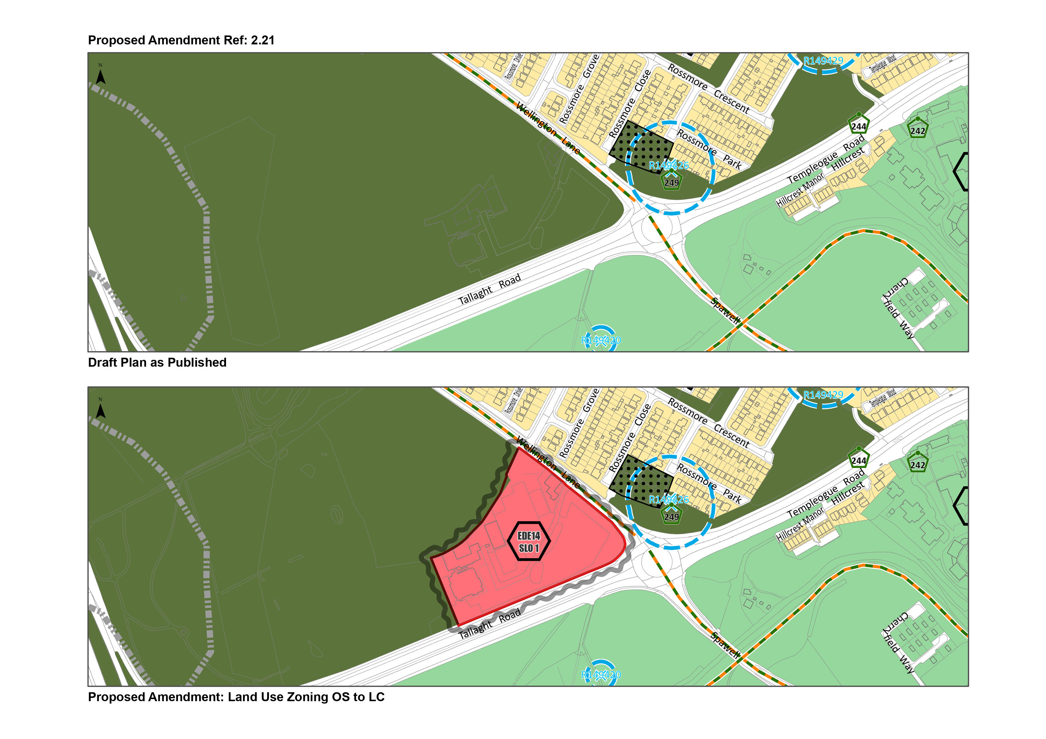 Proposed amendment 2.21 map