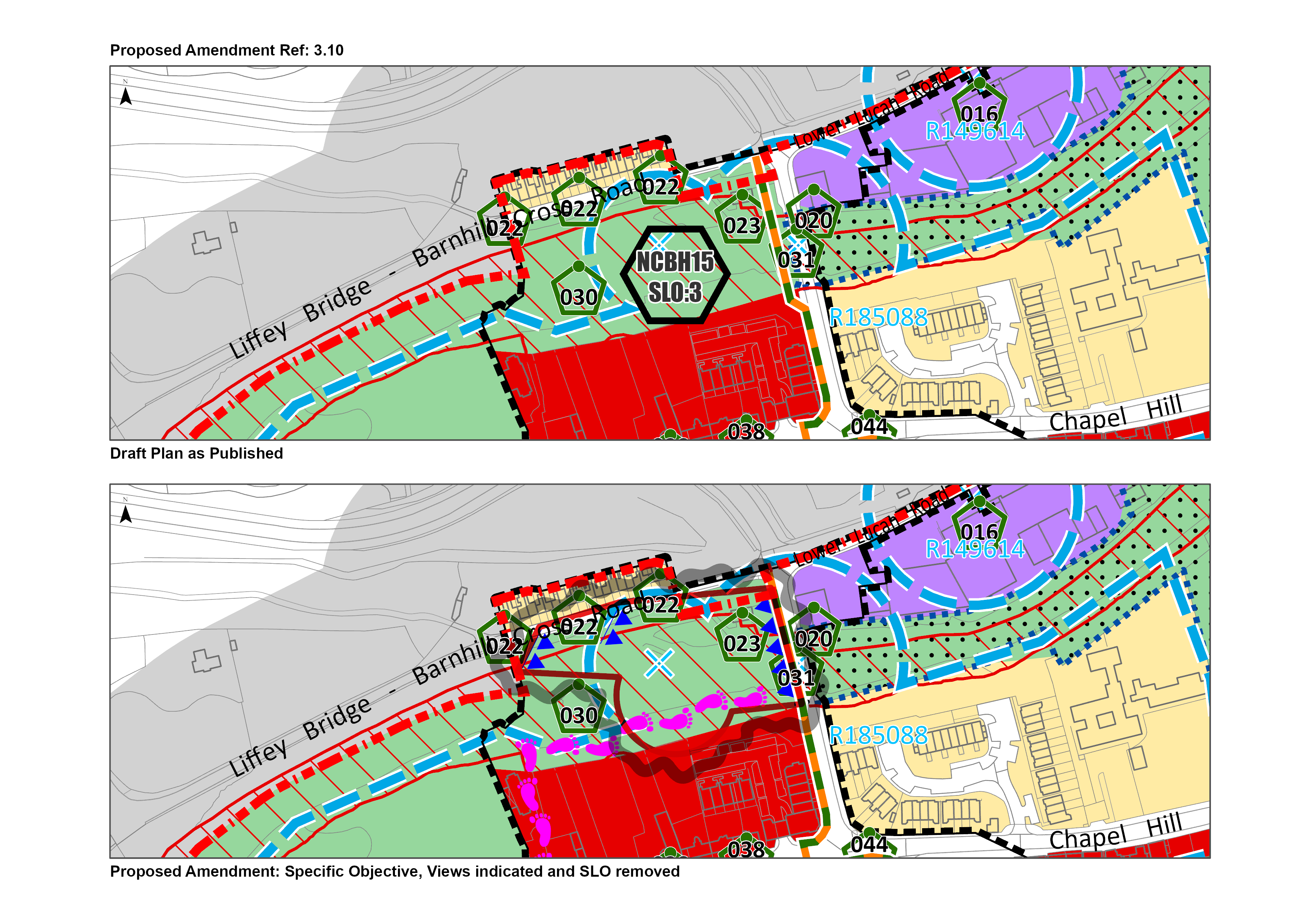 Proposed amendment 3.10 map