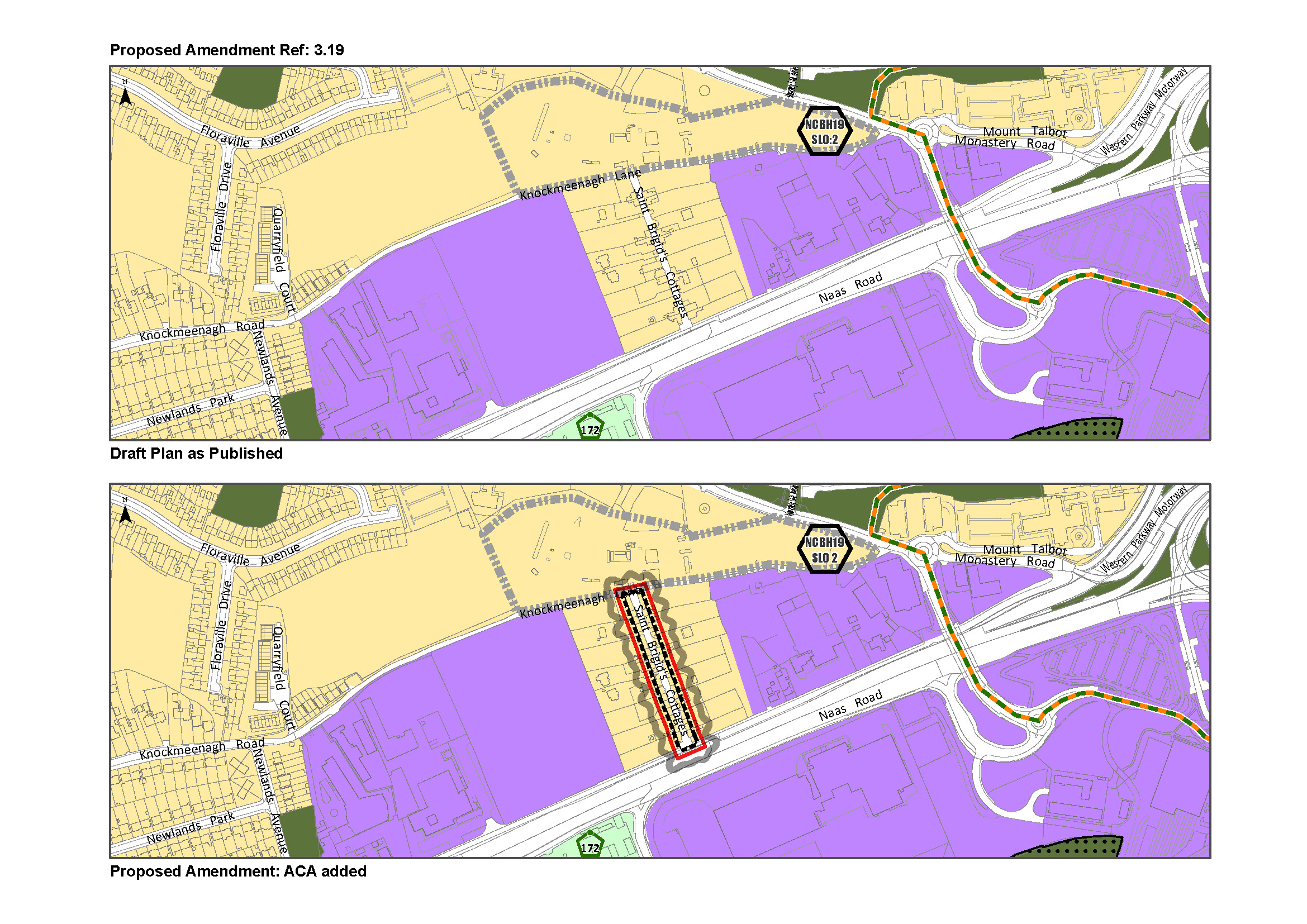 Proposed amendment 3.19 map
