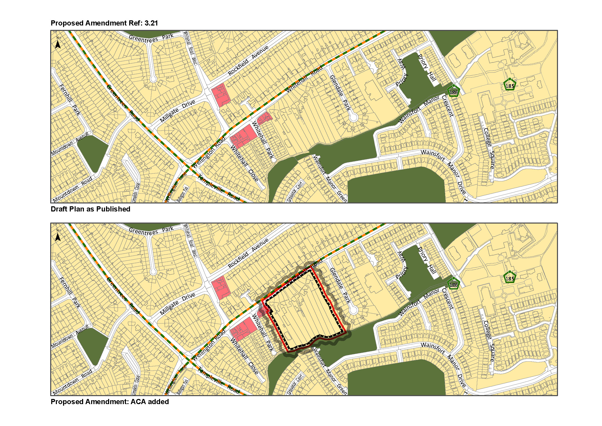 Proposed amendment 3.21 map