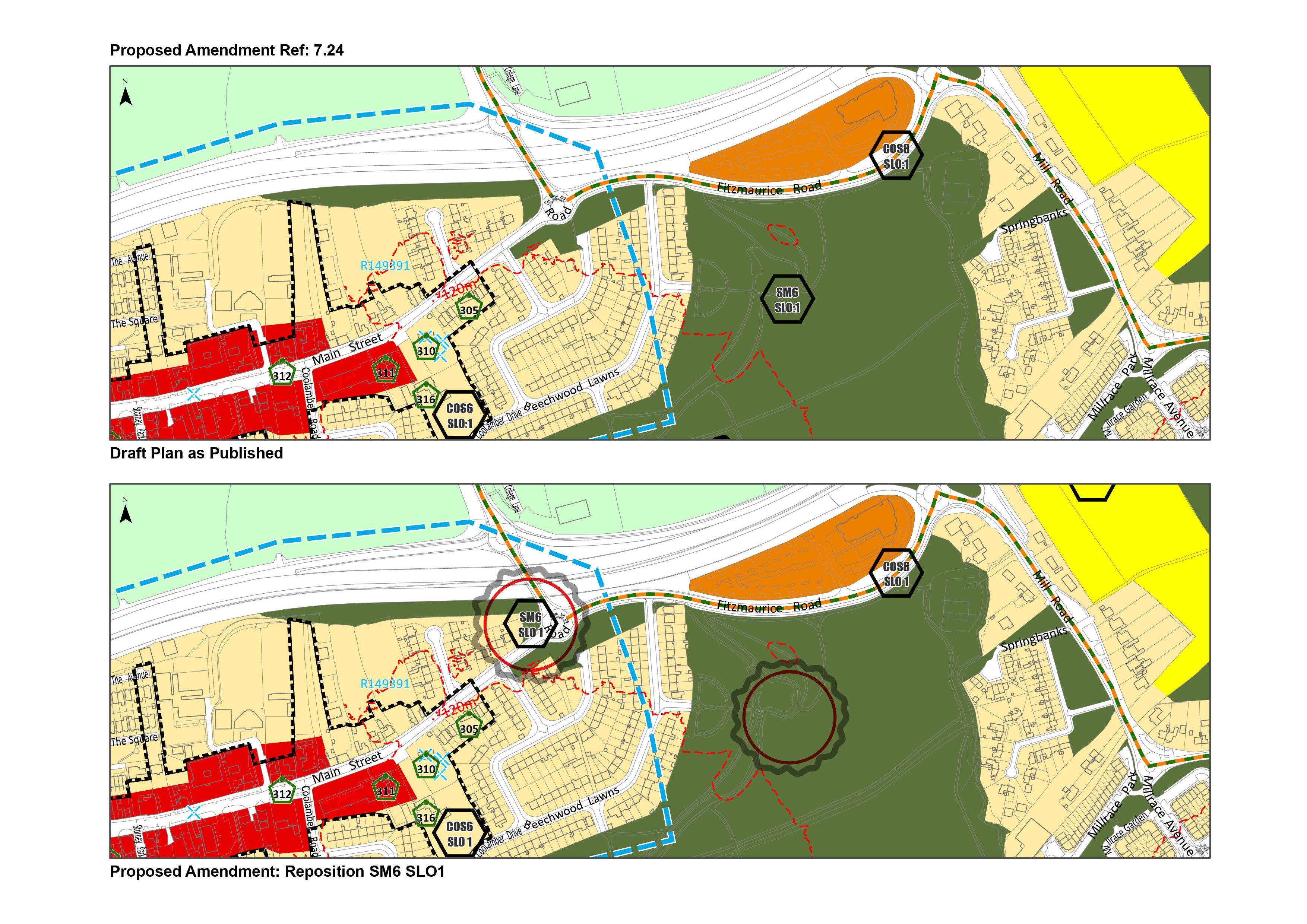 Proposed amendment 2.4 map