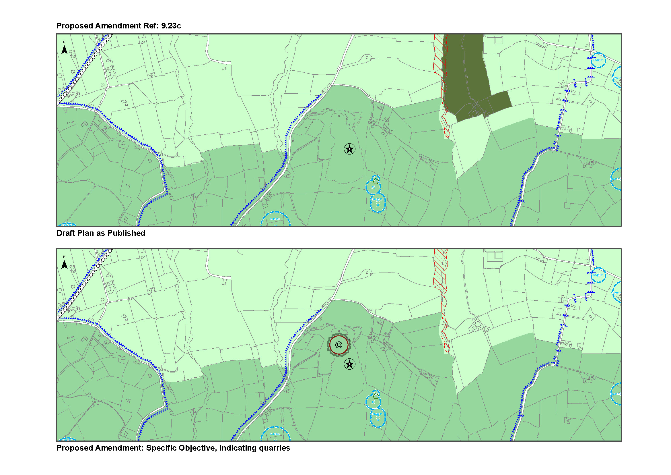 Proposed amendment 9.23c map