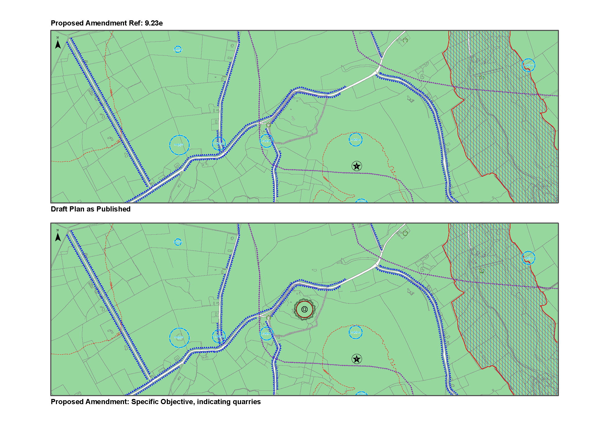 Proposed amendment 9.23e map