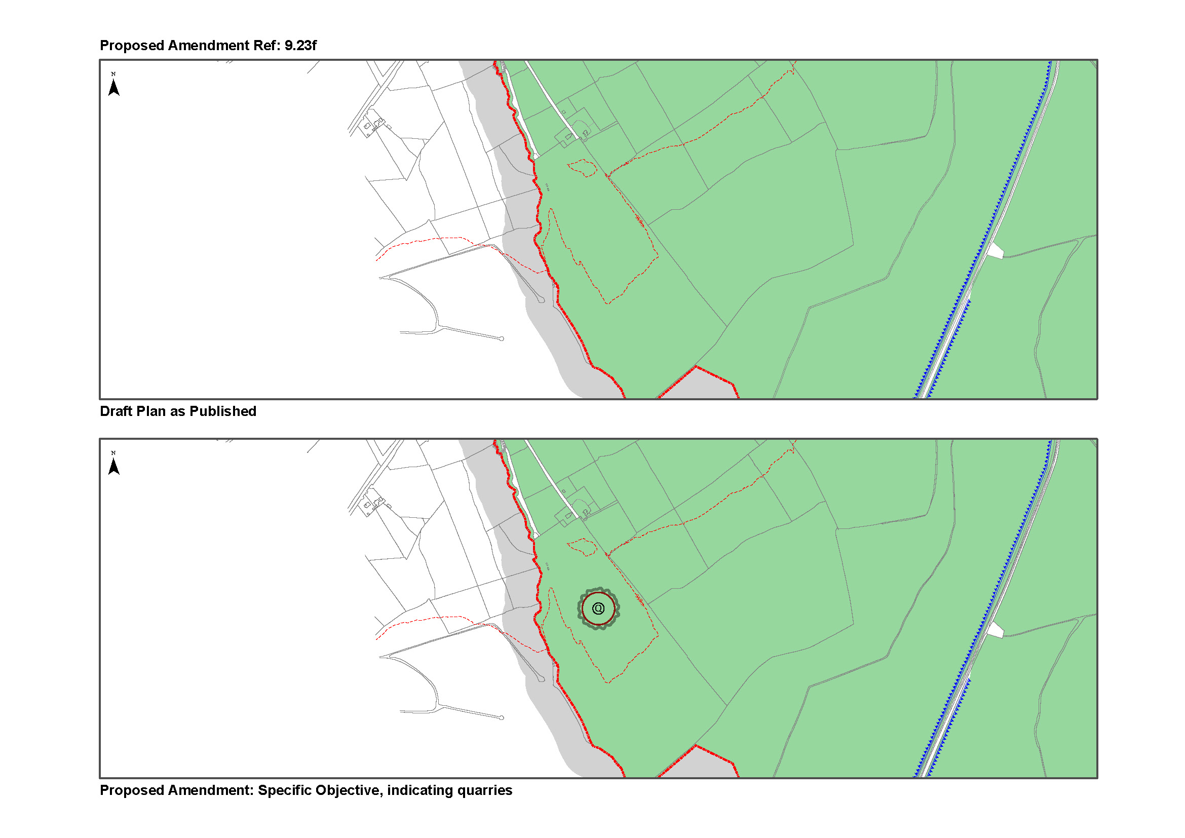 Proposed amendment 9.23f map